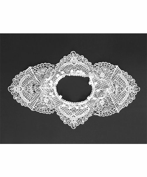 DHOLIC（ディーホリック）の「レースケープレット（ストール/ショール・レディース・ブラック/ホワイト・ONE）」の2枚目の写真