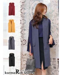 KORMARCH | ロングジレベスト(ベスト)