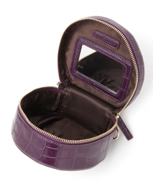 BLISS POINT（ブリスポイント）の「ラウンドバニティーバッグ（バッグ・ブラック/ブラウン/パープル・ONE SIZE）」の11枚目の写真