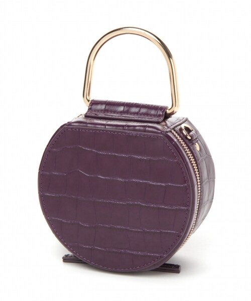 BLISS POINT（ブリスポイント）の「ラウンドバニティーバッグ（バッグ・ブラック/ブラウン/パープル・ONE SIZE）」の15枚目の写真