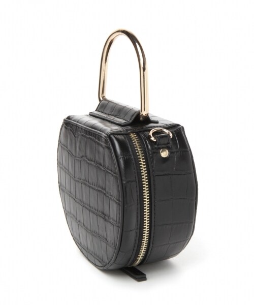 BLISS POINT（ブリスポイント）の「ラウンドバニティーバッグ（バッグ・ブラック/ブラウン/パープル・ONE SIZE）」の4枚目の写真