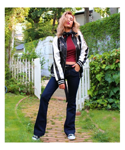 ANAP（アナップ）の「マリア×クロス刺繍スカジャン（）」 - WEAR