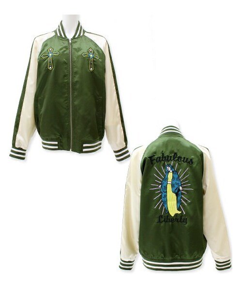 ANAP（アナップ）の「マリア×クロス刺繍スカジャン（）」 - WEAR