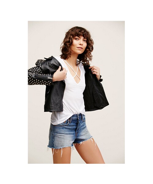 LNA(エルエヌエー)の「LNA Womens LNA CROSS TEE(Tシャツ/カットソー・レディース・Black/White/Green・L/XS/M/S)」の2枚目の写真