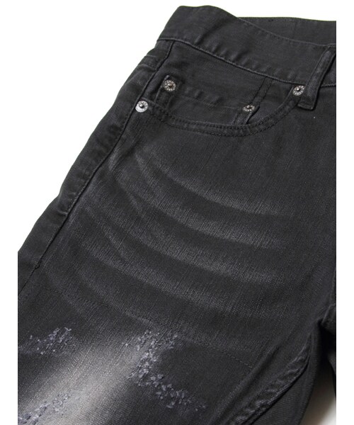 JACKROSE(ジャックローズ)の「カツラギダメージリメイクカラーパンツ(パンツ・メンズ・ブラック/ベージュ・S/M/L/XL)」の7枚目の写真