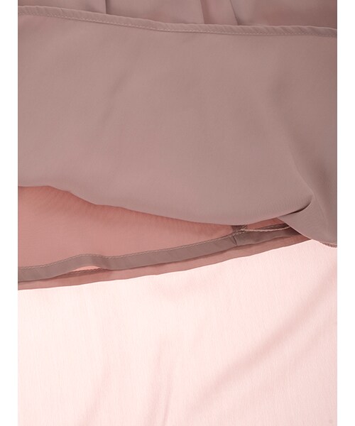 w closet（ダブルクローゼット）の「アシメヘムギャザー入りフレアスカート（スカート・レディース・ピンクベージュ/オレンジ/ブラック・FREE）」の9枚目の写真