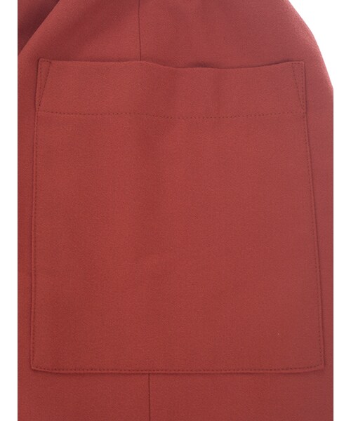 w closet（ダブルクローゼット）の「リボン付きアシメラップスカート（スカート・レディース・ベージュ/オレンジ/Dレッド・FREE）」の9枚目の写真