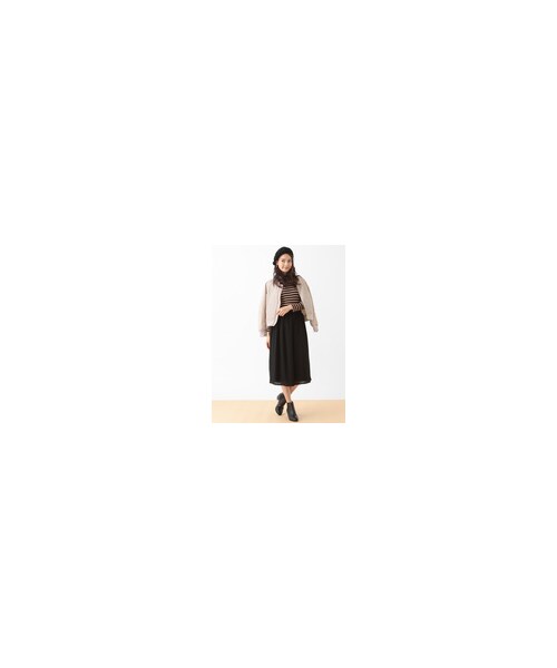 earth music&ecology(アースミュージックアンドエコロジー)の「【CM着用】2wayブルゾン(ジャケット/アウター・キャメル/カーキ/ネイビー/ピンクベージュ・S/M/L)」の8枚目の写真