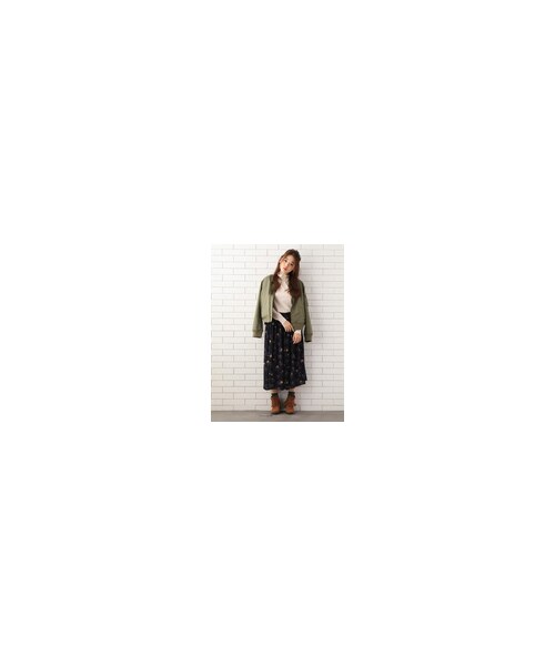 earth music&ecology(アースミュージックアンドエコロジー)の「【CM着用】2wayブルゾン(ジャケット/アウター・キャメル/カーキ/ネイビー/ピンクベージュ・S/M/L)」の7枚目の写真