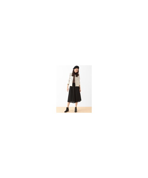 earth music&ecology(アースミュージックアンドエコロジー)の「【CM着用】2wayブルゾン(ジャケット/アウター・キャメル/カーキ/ネイビー/ピンクベージュ・S/M/L)」の12枚目の写真