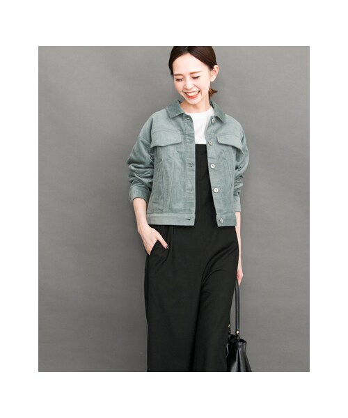 KBF（ケイビーエフ）の「コーデュロイジャケット（ジャケット/アウター・レディース・PINK/L/BLUE/CAMEL・M/L）」の5枚目の写真