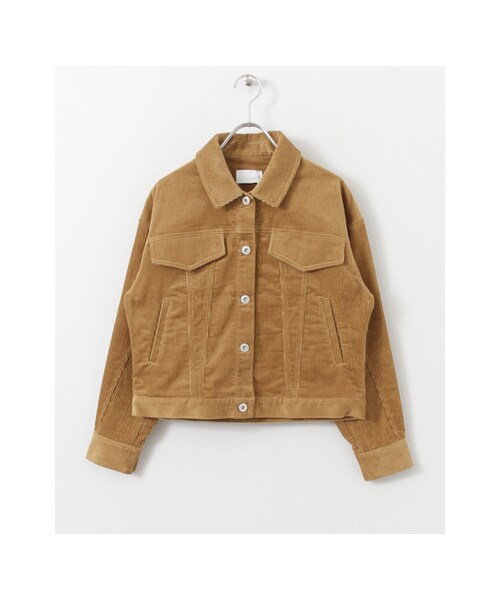 KBF（ケイビーエフ）の「コーデュロイジャケット（ジャケット/アウター・レディース・PINK/L/BLUE/CAMEL・M/L）」の3枚目の写真