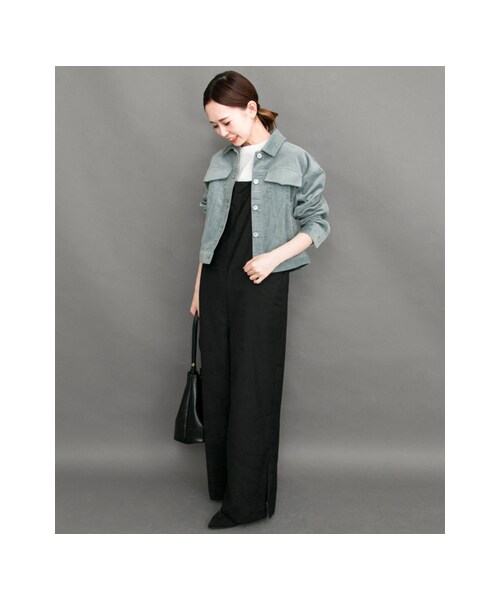 KBF（ケイビーエフ）の「コーデュロイジャケット（ジャケット/アウター・レディース・PINK/L/BLUE/CAMEL・M/L）」の6枚目の写真