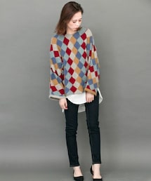 KBF（ケイビーエフ）の「マルチカラーバスケット編みニット（）」 - WEAR
