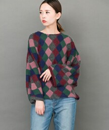 KBF（ケイビーエフ）の「マルチカラーバスケット編みニット（）」 - WEAR