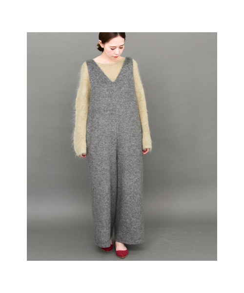KBF（ケイビーエフ）の「深Vネックオールインワン（オールインワン・サロペット・レディース・BEIGE/L/BLUE/GRAY/BLACK・one）」の14枚目の写真