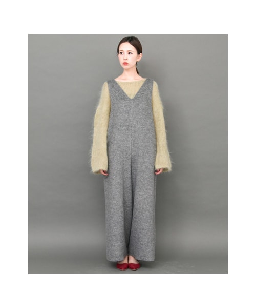 KBF（ケイビーエフ）の「深Vネックオールインワン（オールインワン・サロペット・レディース・BEIGE/L/BLUE/GRAY/BLACK・one）」の17枚目の写真