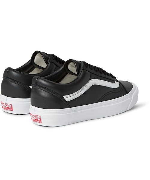 VANS(バンズ)の「Vans Vault® OG Old Skool LX Leather Sneakers(スニーカー・メンズ・Black・UK10/UK10.5/UK11/UK12/UK6/UK7/UK7.5/UK8/UK8.5/UK9/UK9.5)」の2枚目の写真