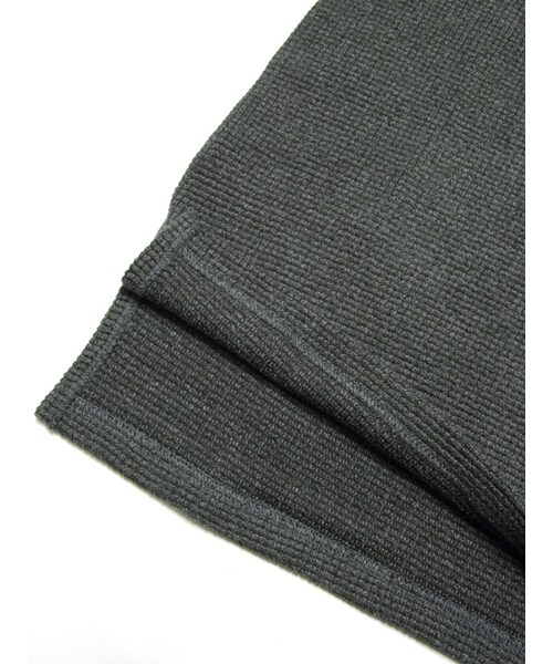 JACKROSE(ジャックローズ)の「×Luv maison ミリタリーワッフルジャガードリブUネックロンTEE(トップス・メンズ・ブラック/ホワイト/カーキ・M/L)」の21枚目の写真