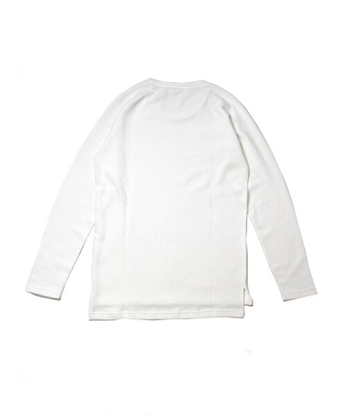 JACKROSE(ジャックローズ)の「×Luv maison ミリタリーワッフルジャガードリブUネックロンTEE(トップス・メンズ・ブラック/ホワイト/カーキ・M/L)」の9枚目の写真