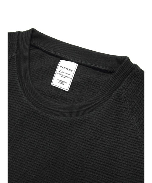 JACKROSE(ジャックローズ)の「×Luv maison ミリタリーワッフルジャガードリブUネックロンTEE(トップス・メンズ・ブラック/ホワイト/カーキ・M/L)」の11枚目の写真