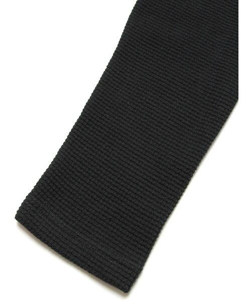 JACKROSE(ジャックローズ)の「×Luv maison ミリタリーワッフルジャガードリブUネックロンTEE(トップス・メンズ・ブラック/ホワイト/カーキ・M/L)」の12枚目の写真