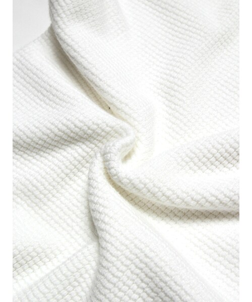 JACKROSE(ジャックローズ)の「×Luv maison ミリタリーワッフルジャガードリブUネックロンTEE(トップス・メンズ・ブラック/ホワイト/カーキ・M/L)」の7枚目の写真