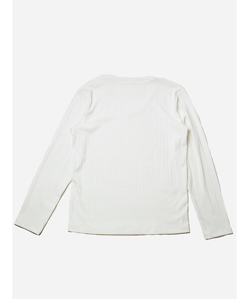 JACKROSE（ジャックローズ）の「×Luv maison ランダムテレコVネックロンTEE（トップス・メンズ・ブラック/グレー/ホワイト/ワイン/カーキ・M/L）」の8枚目の写真