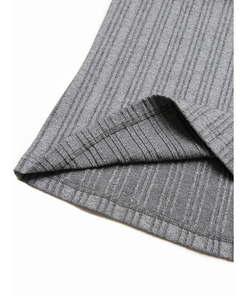 JACKROSE（ジャックローズ）の「×Luv maison ランダムテレコVネックロンTEE（トップス・メンズ・ブラック/グレー/ホワイト/ワイン/カーキ・M/L）」の18枚目の写真