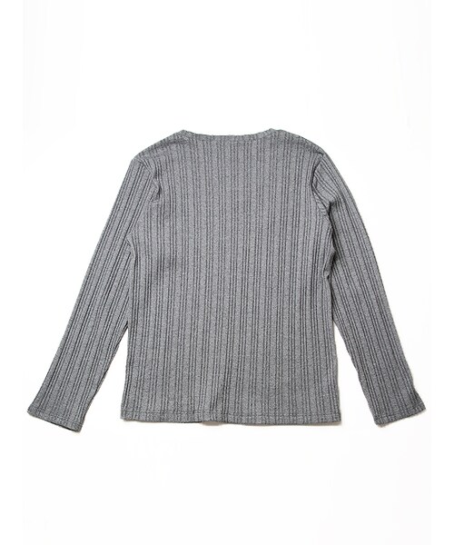 JACKROSE（ジャックローズ）の「×Luv maison ランダムテレコVネックロンTEE（トップス・メンズ・ブラック/グレー/ホワイト/ワイン/カーキ・M/L）」の21枚目の写真