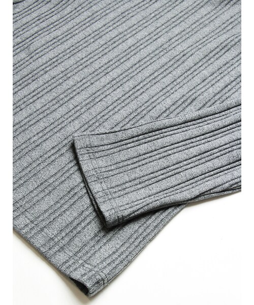 JACKROSE（ジャックローズ）の「×Luv maison ランダムテレコVネックロンTEE（トップス・メンズ・ブラック/グレー/ホワイト/ワイン/カーキ・M/L）」の17枚目の写真