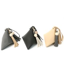 no brand | 三角ミニクラッチバッグ(クラッチバッグ)