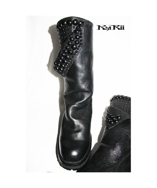 KMRii ブーツ 38 KMRii（ケムリ）の「KMRii (ケムリ) CRUSH JET BOOTS-BLACK