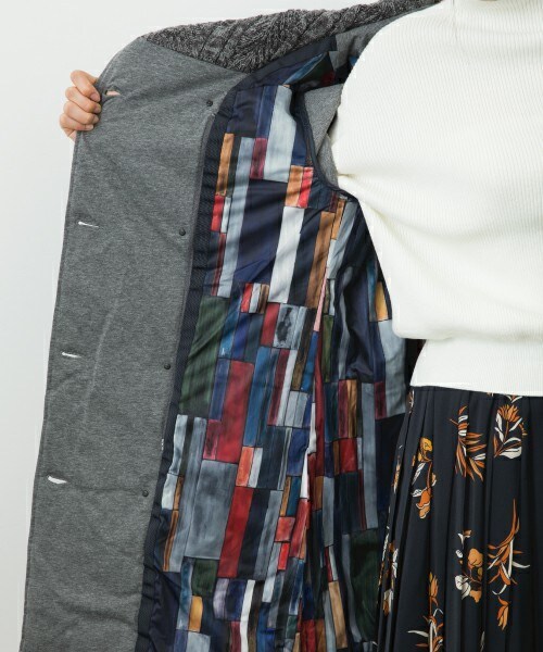 YOSOOU（ヨソオウ）の「【粧う/YOSOOU/ヨソオウ】Big Hood Coat（ダウンジャケット/コート・レディース・ブラック/チャコールグレー/ベージュ・2/3）」の17枚目の写真