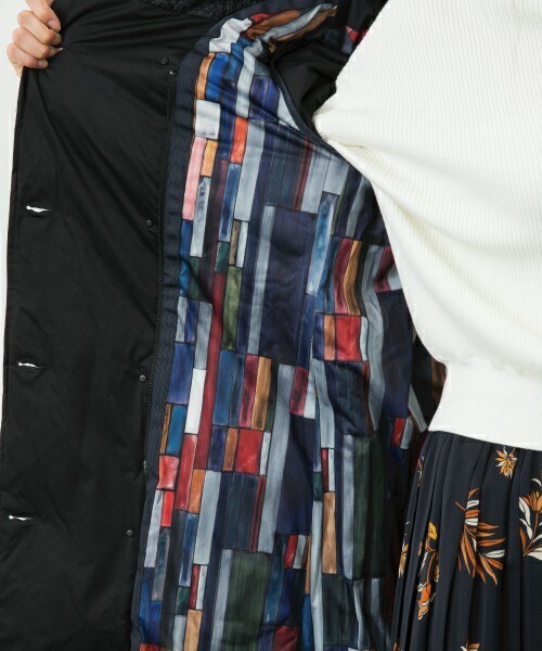 YOSOOU（ヨソオウ）の「【粧う/YOSOOU/ヨソオウ】Big Hood Coat（ダウンジャケット/コート・レディース・ブラック/チャコールグレー/ベージュ・2/3）」の16枚目の写真