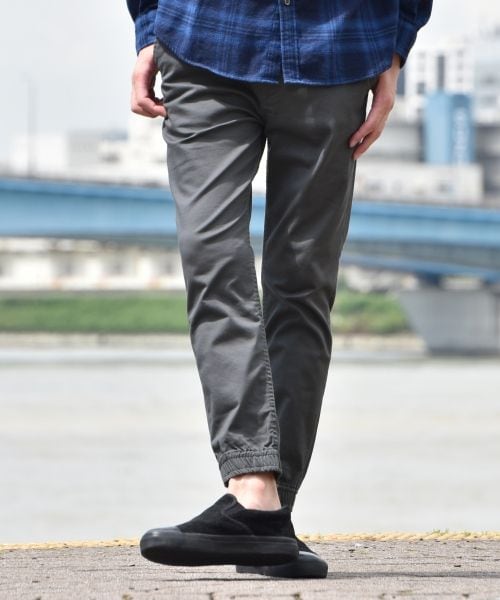 RAGEBLUE（レイジブルー）の「＜ストレッチ抜群＞シャーリングジョガーパンツ（パンツ・ブラック/グレー/ネイビー・S/M/L）」の2枚目の写真