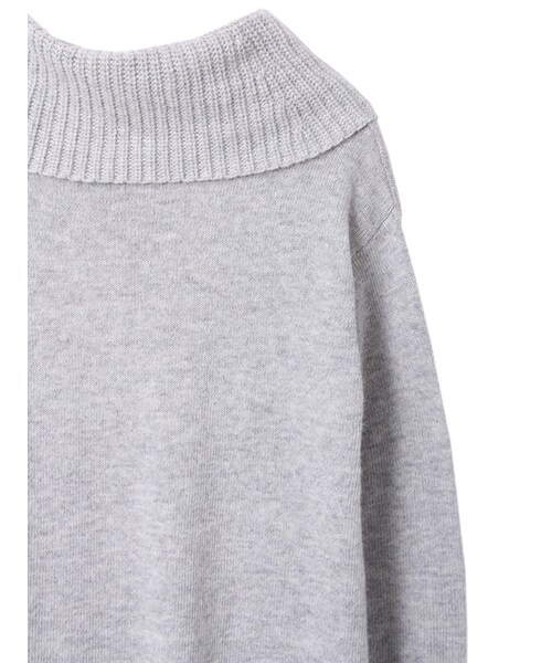 31 Sons de mode（トランテアン　ソン　ドゥ　モード）の「≪新作≫アンゴラ混オフタートルネックワンピース×レースペチコートセット（ワンピース/ドレス・レディース・ライトグレー/ベージュ・36/38）」の8枚目の写真