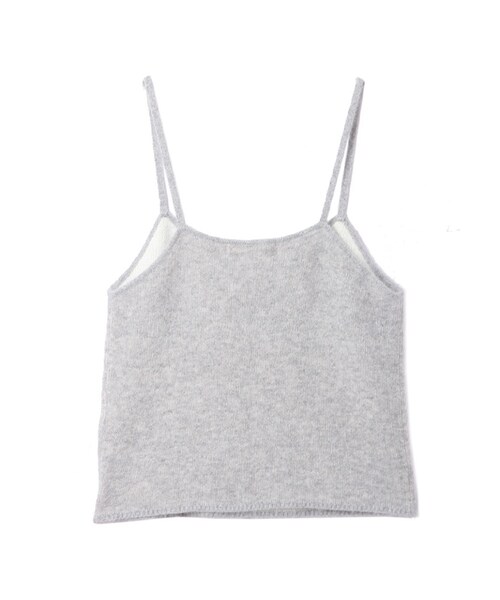 31 Sons de mode（トランテアン　ソン　ドゥ　モード）の「アンゴラキャミソール（トップス・レディース・カーキグリーン/ライトグレー/ボルドー・36）」の7枚目の写真