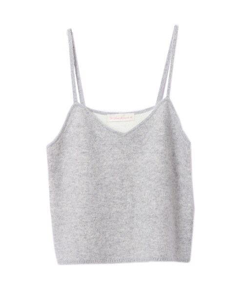 31 Sons de mode（トランテアン　ソン　ドゥ　モード）の「アンゴラキャミソール（トップス・レディース・カーキグリーン/ライトグレー/ボルドー・36）」の2枚目の写真