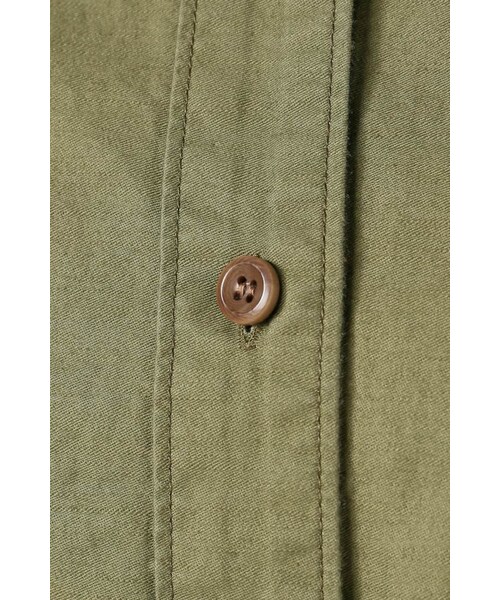 FRAMeWORK（フレームワーク）の「ムライトモールスキンワークシャツ（トップス・カーキ・フリー）」の13枚目の写真
