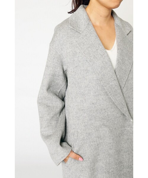 Spick & Span（スピックアンドスパン）の「≪予約≫HAMILTON WOOL リバーチェスター◆（ジャケット/アウター・グレーA/キャメル/ネイビー・36/38）」の10枚目の写真