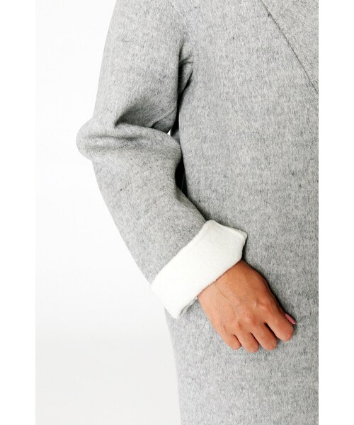 Spick & Span（スピックアンドスパン）の「≪予約≫HAMILTON WOOL リバーチェスター◆（ジャケット/アウター・グレーA/キャメル/ネイビー・36/38）」の13枚目の写真