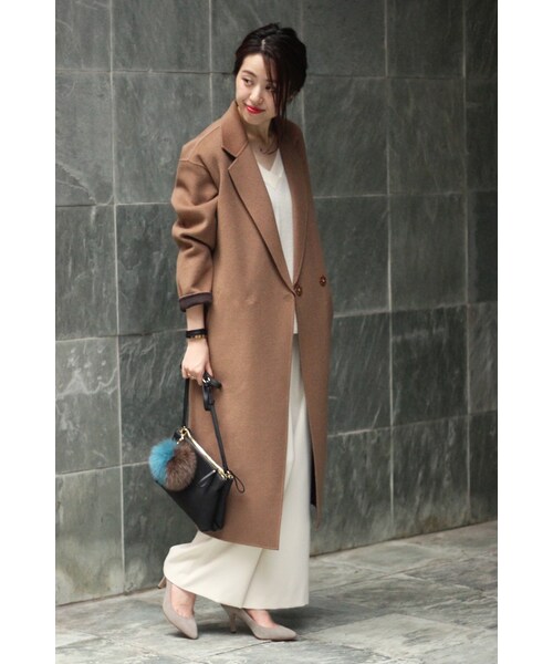 Spick & Span（スピックアンドスパン）の「≪予約≫HAMILTON WOOL リバーチェスター◆（ジャケット/アウター・グレーA/キャメル/ネイビー・36/38）」の5枚目の写真