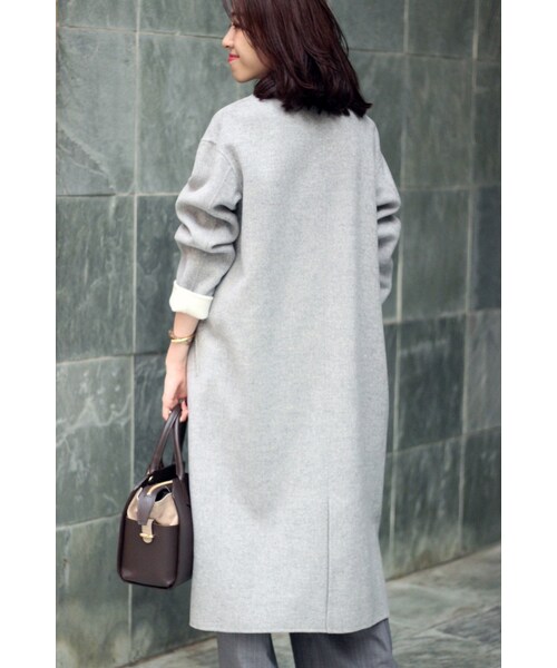 Spick & Span（スピックアンドスパン）の「≪予約≫HAMILTON WOOL リバーチェスター◆（ジャケット/アウター・グレーA/キャメル/ネイビー・36/38）」の21枚目の写真