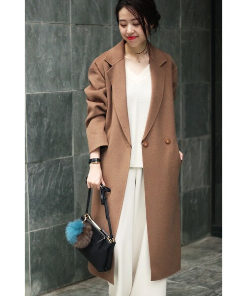 Spick & Span（スピックアンドスパン）の「≪予約≫HAMILTON WOOL リバーチェスター◆（ジャケット/アウター・グレーA/キャメル/ネイビー・36/38）」の2枚目の写真