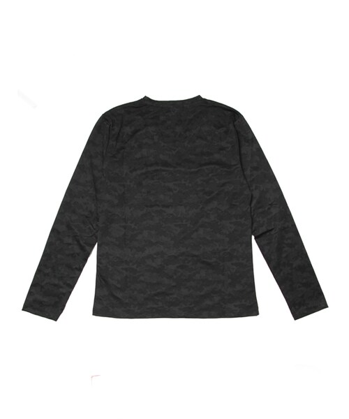 Luv maison（ラブメゾン）の「ジャガード・カモVネックロンTEE（トップス・メンズ・ブラック/ホワイト/ワイン・M/L）」の16枚目の写真