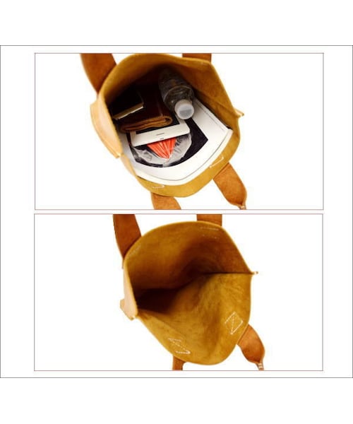 牛革ハンドメイド大型トートバック Handmade（ハンドメイド）の「レザートートバッグ 縦型 メンズ