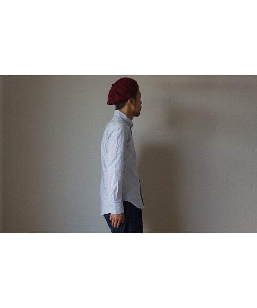 MANUAL ALPHABET(マニュアル アルファベット)の「Manual alphabet マニュアルアルファベット BASIC OXFORD B.D SHIRT STRIPE ベーシックオックスフォードボタンダウンシャツ ストライプ(シャツ/ブラウス・メンズ・その他)」の3枚目の写真