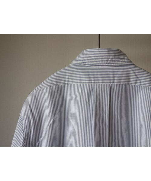 MANUAL ALPHABET(マニュアル アルファベット)の「Manual alphabet マニュアルアルファベット BASIC OXFORD B.D SHIRT STRIPE ベーシックオックスフォードボタンダウンシャツ ストライプ(シャツ/ブラウス・メンズ・その他)」の12枚目の写真