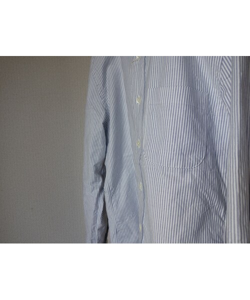 MANUAL ALPHABET(マニュアル アルファベット)の「Manual alphabet マニュアルアルファベット BASIC OXFORD B.D SHIRT STRIPE ベーシックオックスフォードボタンダウンシャツ ストライプ(シャツ/ブラウス・メンズ・その他)」の14枚目の写真